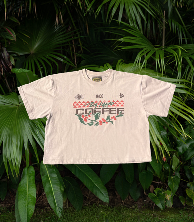 Kona Cherry Crest Bali Crop Tee