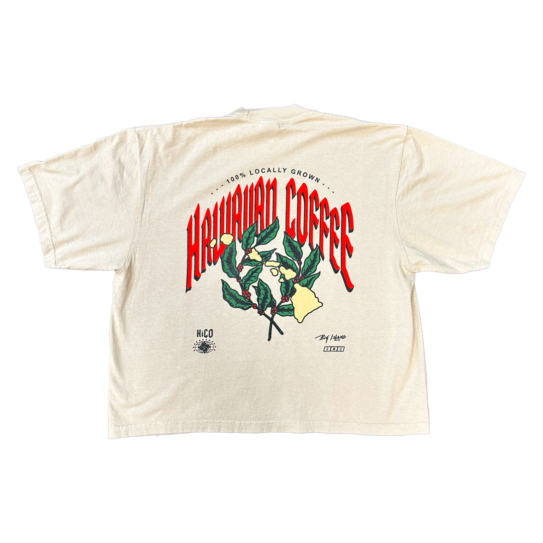 Hawaiian Coffee Laurel Oat Mid-Weight Tee