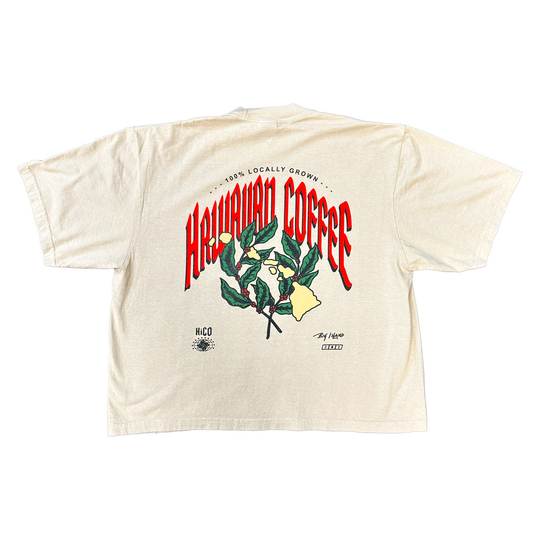 Hawaiian Coffee Laurel Oat Mid-Weight Tee
