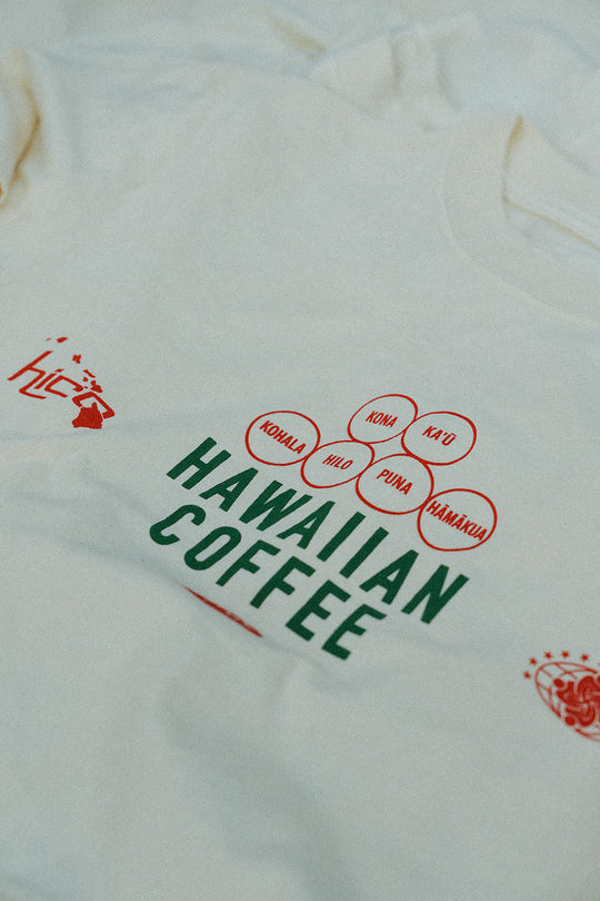 Hawaiian Coffee Crop Tee - Cherry