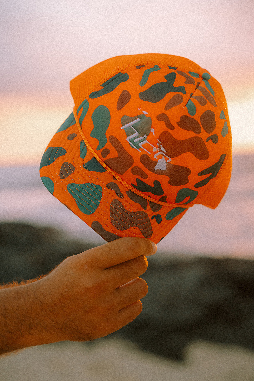 Neon Leopard Trucker Hat