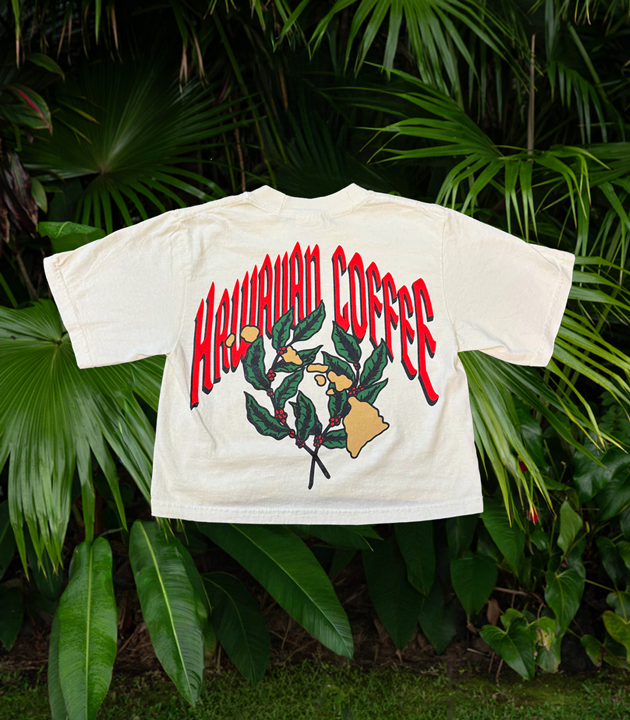 Hawaiian Coffee Crop Top