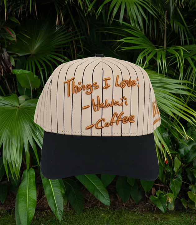 'Things I Love' Pinstripe Snapback