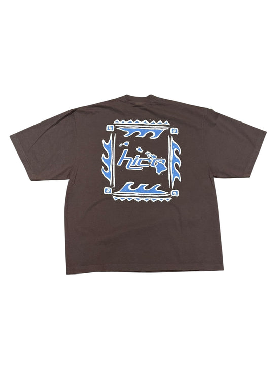 Chocolate Brown Oversized Vintage Island Tee