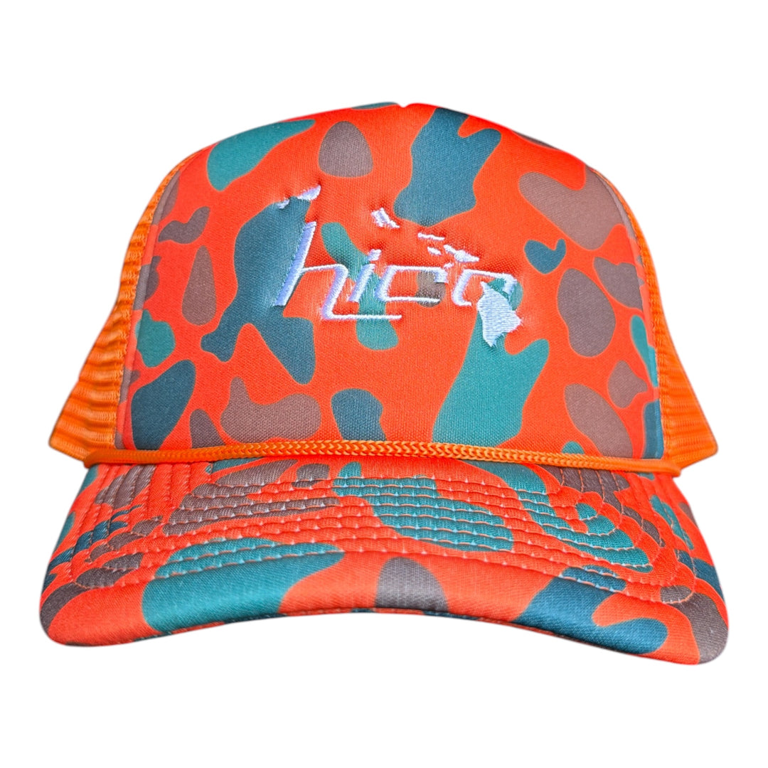 Neon Leopard Trucker Hat