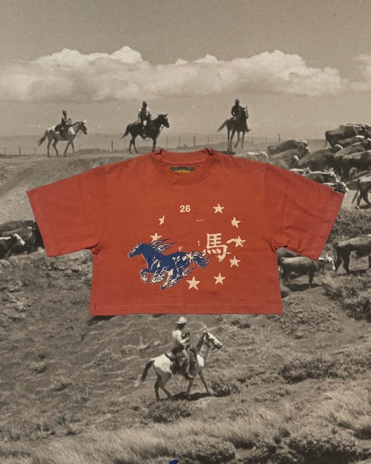 PREORDER - Fire Horse ’26 Crop Tee