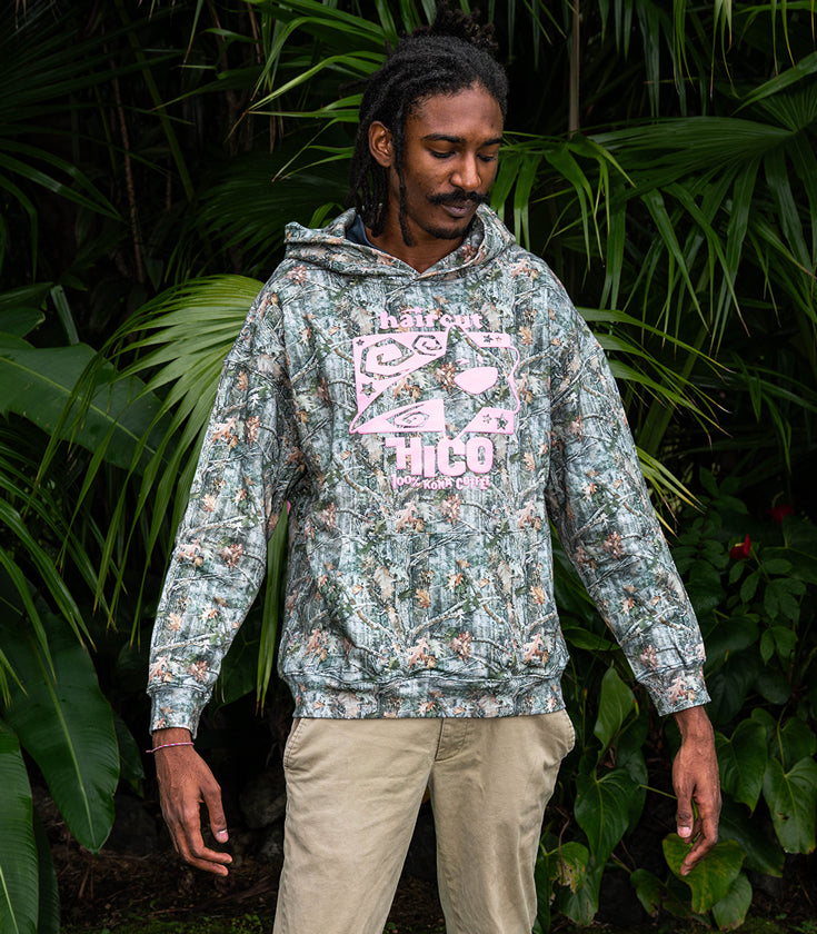 HiCO x Haircut Camo Hoodie