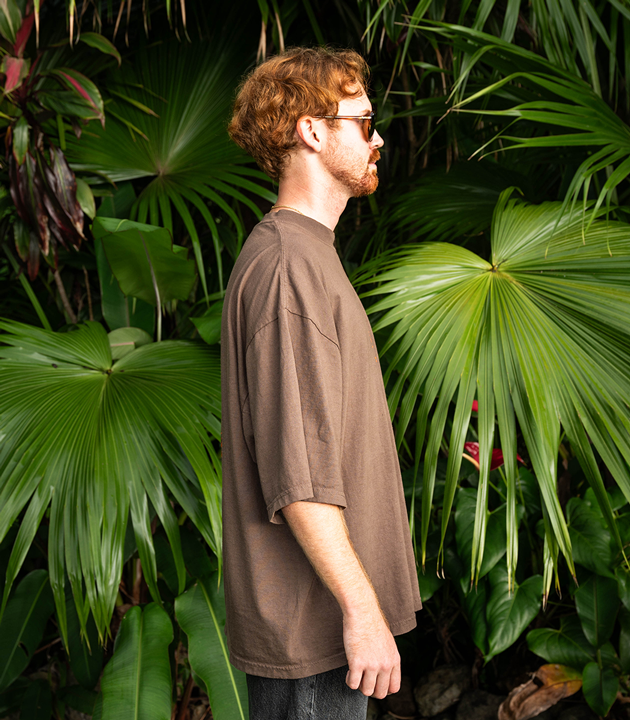 Hibiscus Coffee Wave Tee