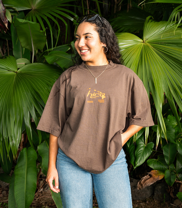 HiCO Hibiscus Wave Tee